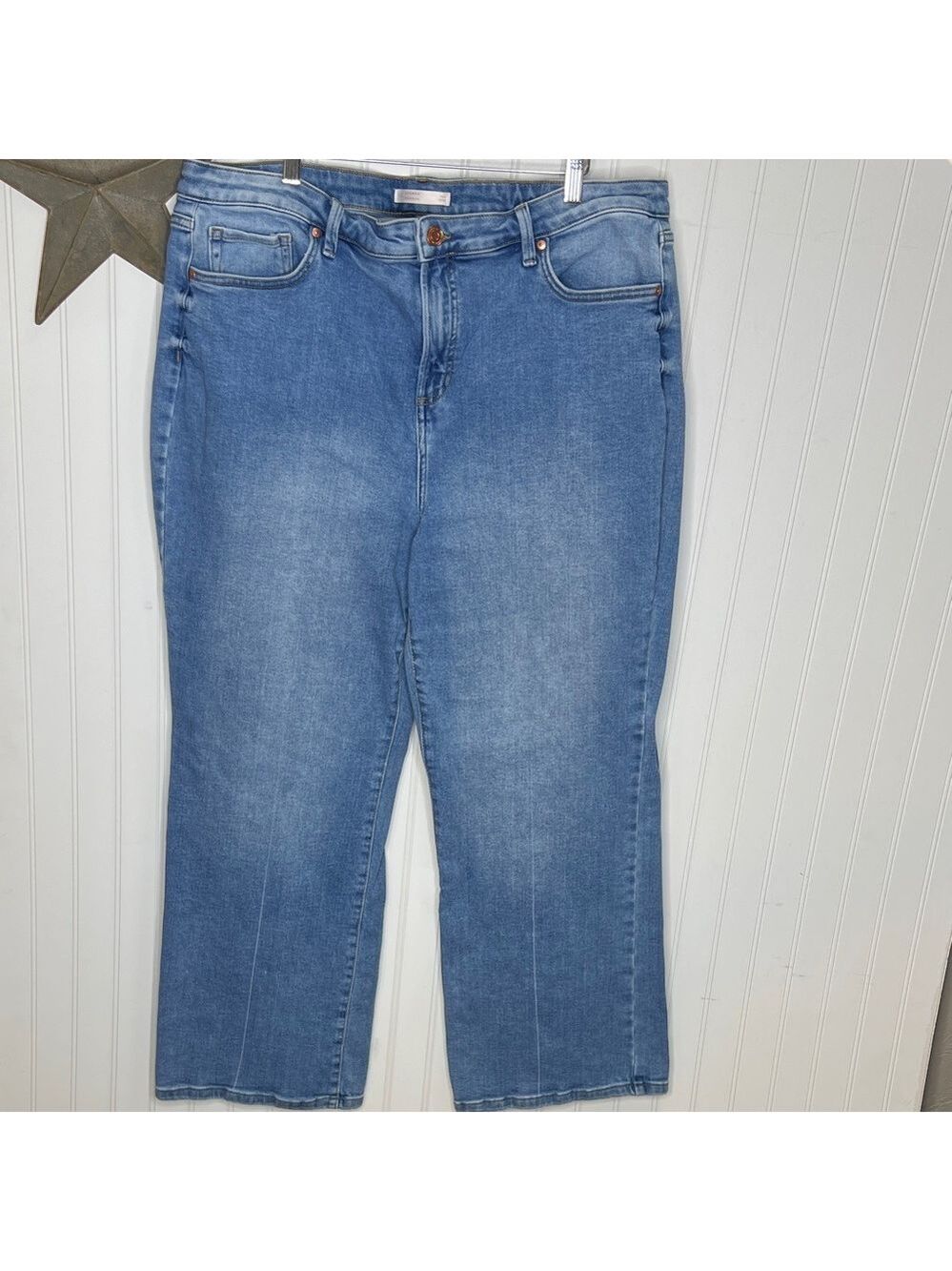 LC Lauren Conrad Women's Flare Leg Blue Jeans Size 20W